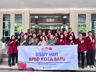 PROGRAM STUDI MANAJEMEN BENCANA FAKULTAS KEAMANAN NASIONAL UNHAN RI MELAKSANAKAN KUNJUNGAN BELAJAR KE BADAN PENANGGULANGAN BENCANA DAERAH KOTA BATU DI BATU, JAWA TIMUR