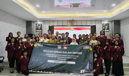 Program Studi Damai dan Resolusi Konflik FKN Unhan RI  Melaksanakan Kuliah Kerja Dalam Negeri di Provinsi Jawa Barat