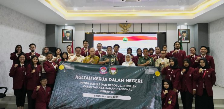 Program Studi Damai dan Resolusi Konflik FKN Unhan RI  Melaksanakan Kuliah Kerja Dalam Negeri di Provinsi Jawa Barat