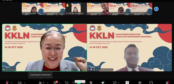 Kuliah Kerja Luar Negeri (KKLN) Hari ke-2 Program Studi Magister Manajemen Bencana Fakultas Keamanan Nasional Universitas Pertahanan RI