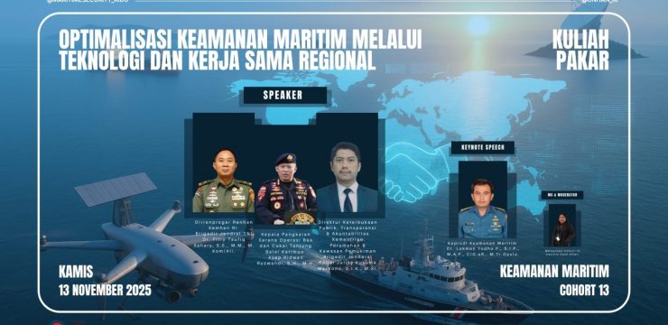 Prodi Keamanan Maritim Unhan RI Menyelenggarakan Kuliah Pakar: “Optimalisasi Keamanan Maritim melalui Teknologi dan Kerjasama Regional”